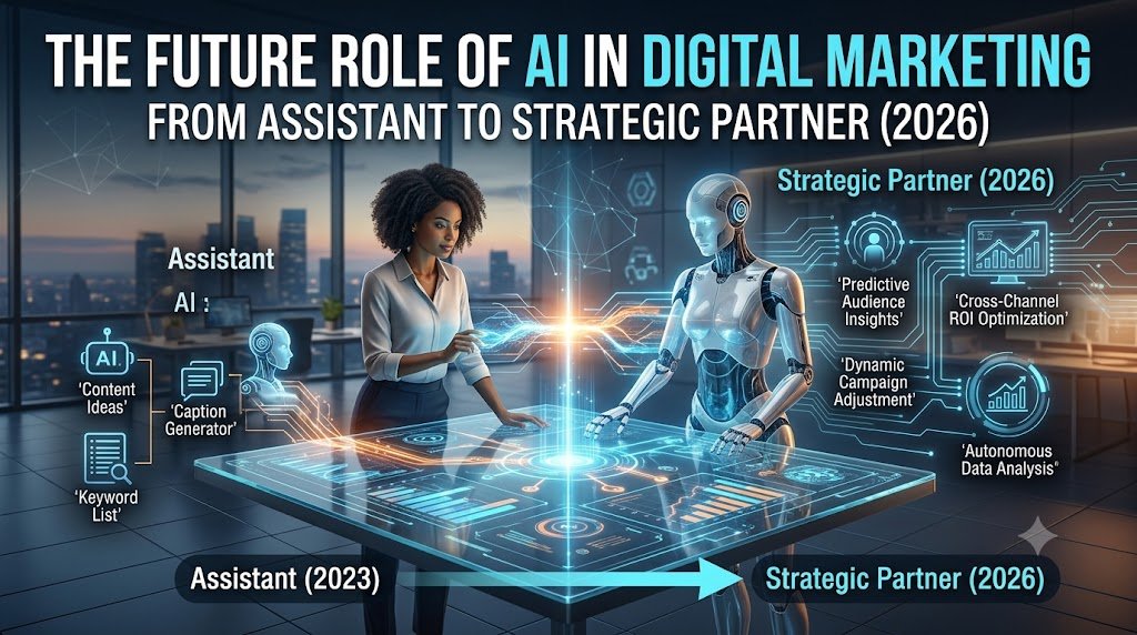 The Future Role of AI in Digital Marketing: From Assistant to a Proven Strategic Partner in 2026